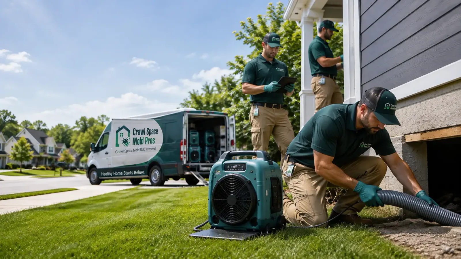 Crawl Space Mold Removal in Crisfield, MD